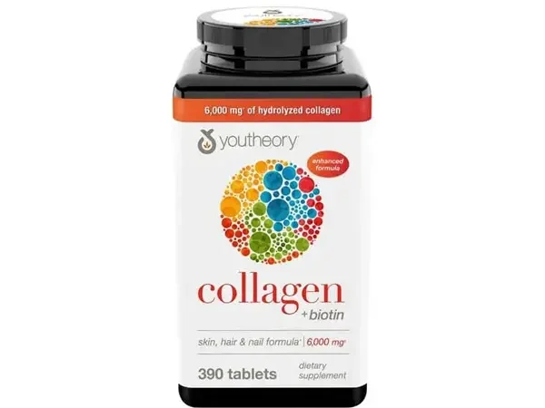 مکمل کلاژن یوتئوری (Youtheory Collagen with Vitamin C)
