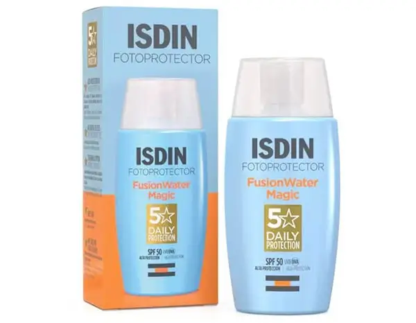 ضد آفتاب فلوئیدی فیوژن واتر مجیک بیرنگ ایزدین SPF50 – محافظت و آبرسانی سبک و اثرب