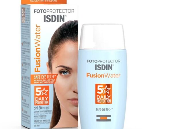 کرم ضد آفتاب صورت و دور چشم دیلی پروتکشن SPF50 فیوژن واتر ایزدین