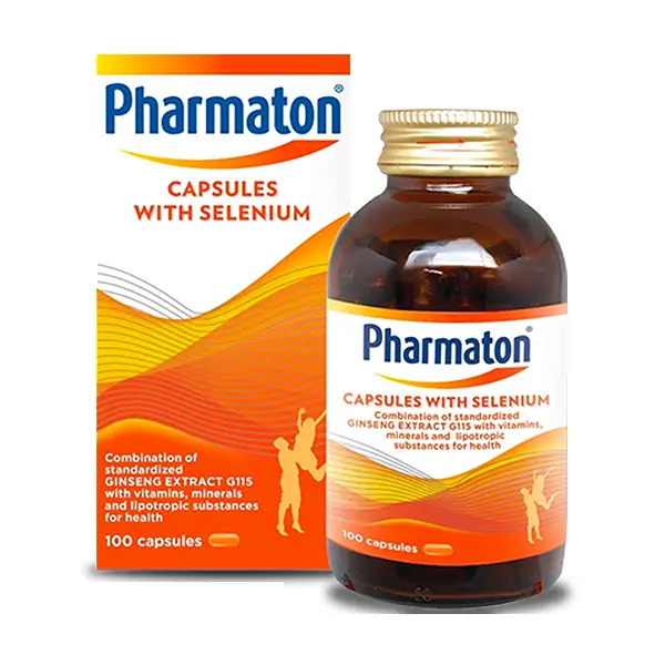Pharmaton Capsules خرید اورجینا از دکتر اسکینو