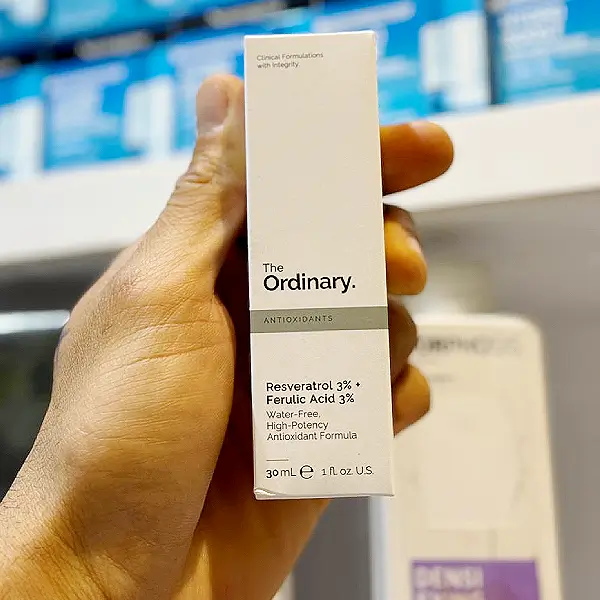 سرم ضد پیری رسوراترول 3% + اسید فرولیک 3% اوردینری The Ordinary Resveratrol 3% + Ferulic Acid 3%