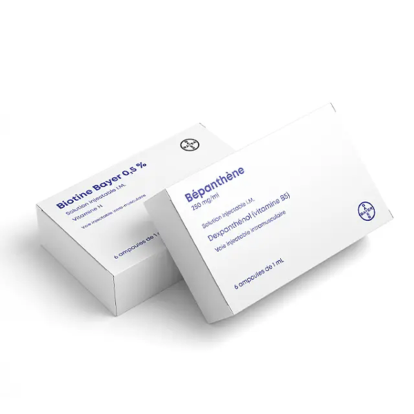 آمپول بیوتین و بپانتین Biotin and Bepanthene Ampoules