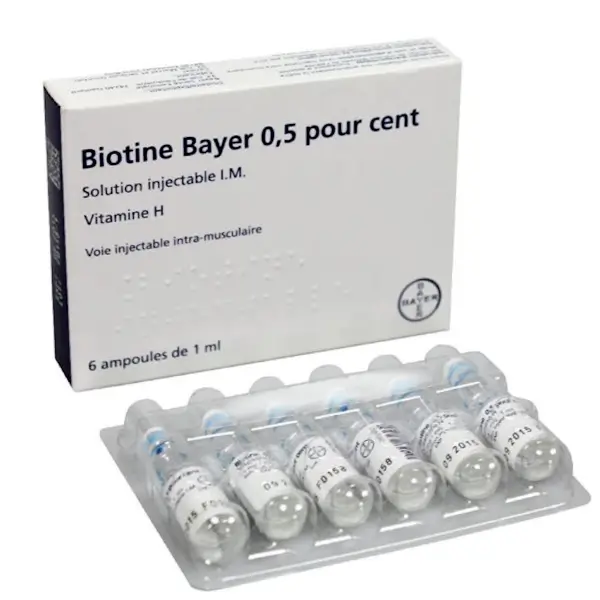 آمپول بیوتین و بپانتین Biotin and Bepanthene Ampoules
