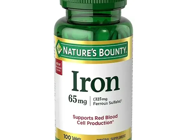 قرص آهن نیچرز بونتی 65 میلی گرم 100 عدد