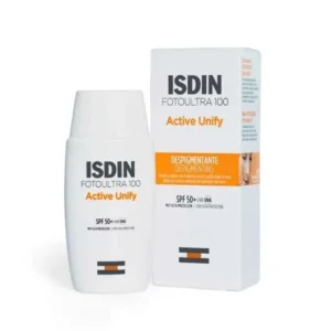 ضد آفتاب ضد لک فلوئید اکتیو یونیفای بی رنگ ایزدین +SPF50 (ISDIN FotoUltra 100 Active Unify Depigmentant SPF50+)
