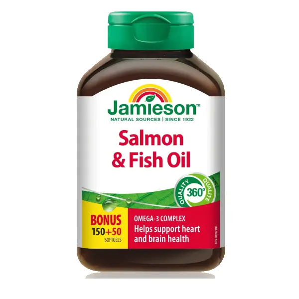 امگا 3 کمپلکس روغن ماهی و سالمون jamaeson