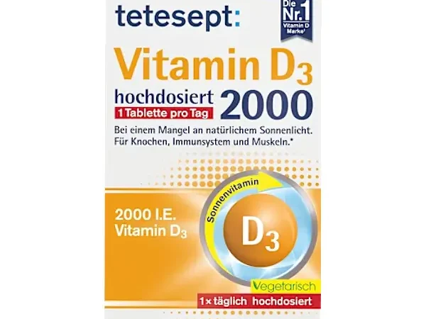 tetesept Vitamin D3 2000 اصل و اورجینال