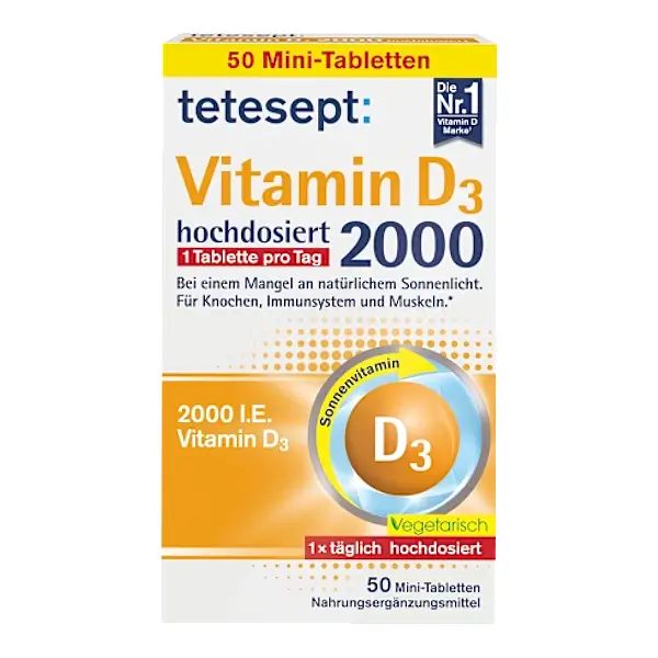 tetesept Vitamin D3 2000 اصل و اورجینال